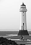 The lighthouse greyscale