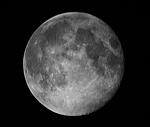 The moon taken hand held on the E-1 with the 500mm Mirror lens