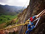 lake district multipitch climbing day
