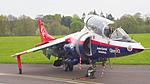 We were told on the night that this Harrier had been used in equipment tests for F35 electronics.