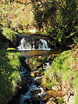 alongside some pretty small waterfalls