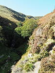 The path continues on the edge of the precipice